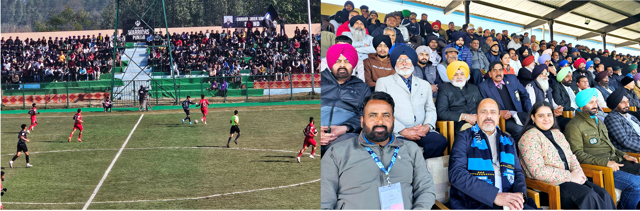 Mahilpur I-League football match won by Churchill Brothers Goa